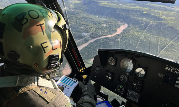 Fuerza Aérea intensifica patrullajes aéreos en Tolima, Huila y Cundinamarca