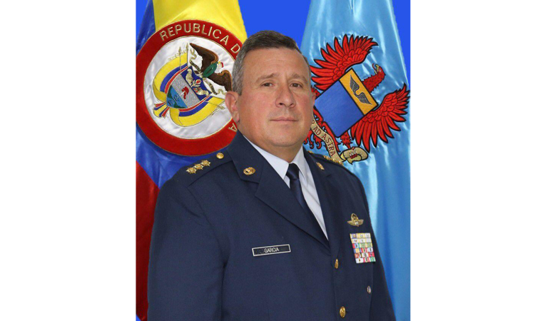 Mayor General Pablo García, nuevo comandante de la Fuerza Aérea Colombiana
