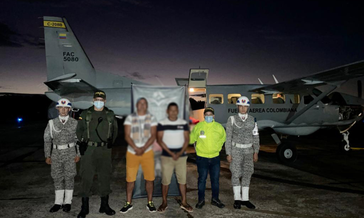 Capturados dos sujetos sindicados de cometer múltiples delitos en el Amazonas