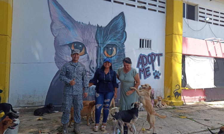 Control y protección del GACAR para animales de albergue en San Andrés