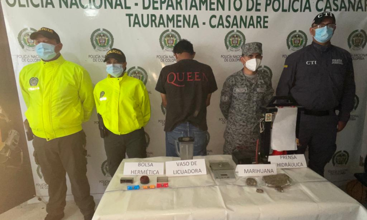 Operación en contra del tráfico y fabricación de estupefacientes en Tauramena, Casanare