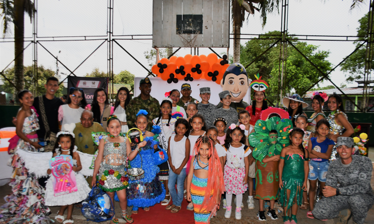 Niños de Caquetá disfrutaron de una tarde de disfraces ecológicos