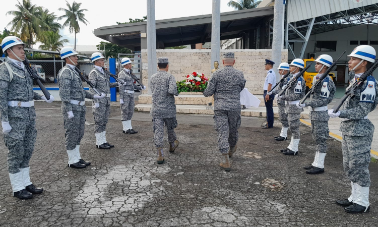 Conmemoración del Día del Veterano en el Grupo Aéreo del Caribe. 