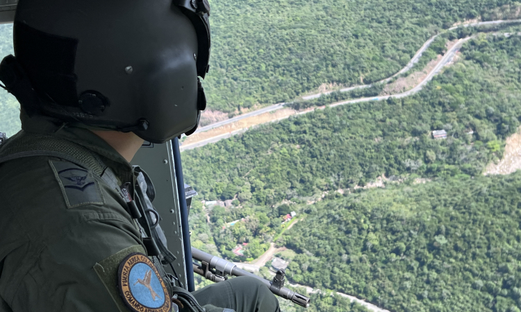 Su Fuerza Aérea Colombiana desde el aire vigilará plan retorno en el Tolima