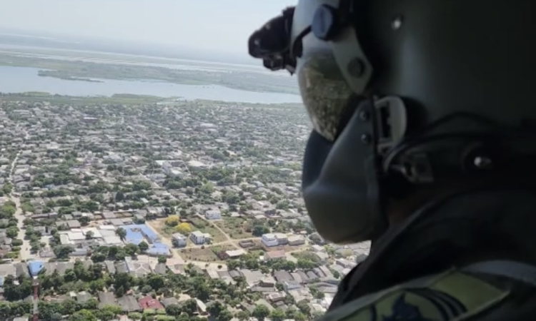 Con sobrevuelos Fuerza Aérea refuerza la seguridad previo al Carnaval de Barranquilla 