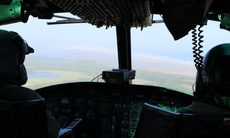 Con sobrevuelos preventivos Fuerza Aérea monitorea Parque Isla de Salamanca