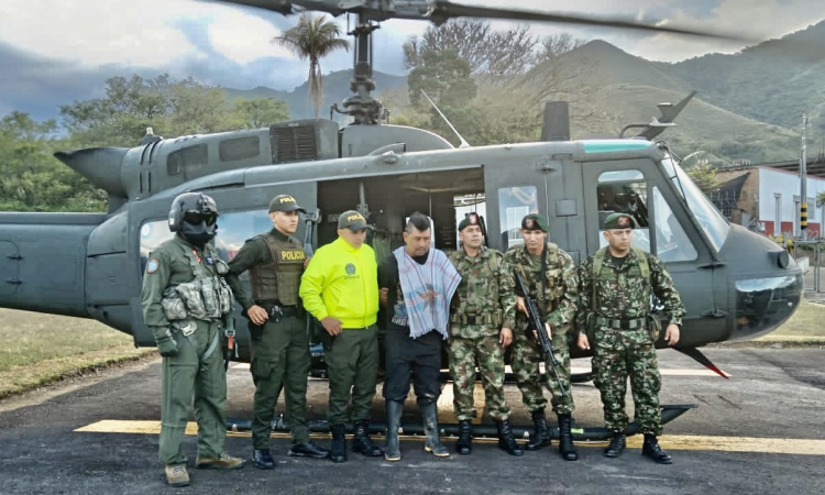 Cabecilla de Grupo Armado Organizado Residual “Ismael Ruiz”, fue capturado en el Tolima