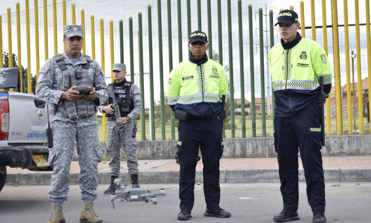 Fuerza Aeroespacial Colombiana refuerza la seguridad con el uso de drones