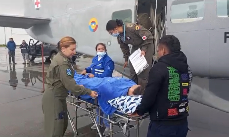 Mujer con complicaciones médicas en Cumaribo, Vichada fue trasladada a Bogotá