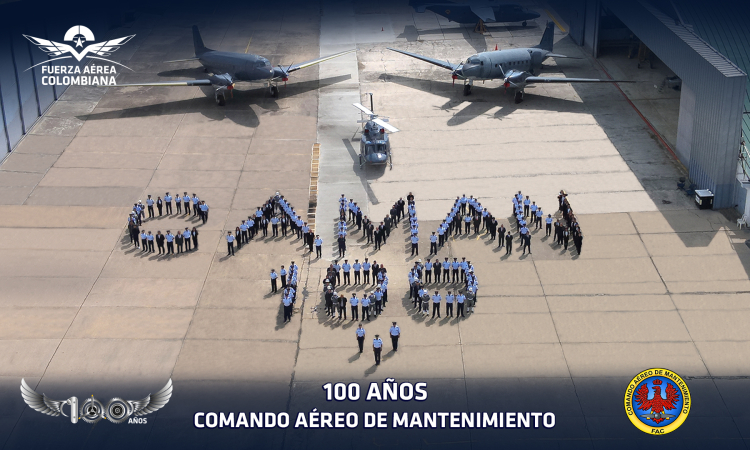 100 años forjando el legado del soporte logístico de la Fuerza Aérea Colombiana
