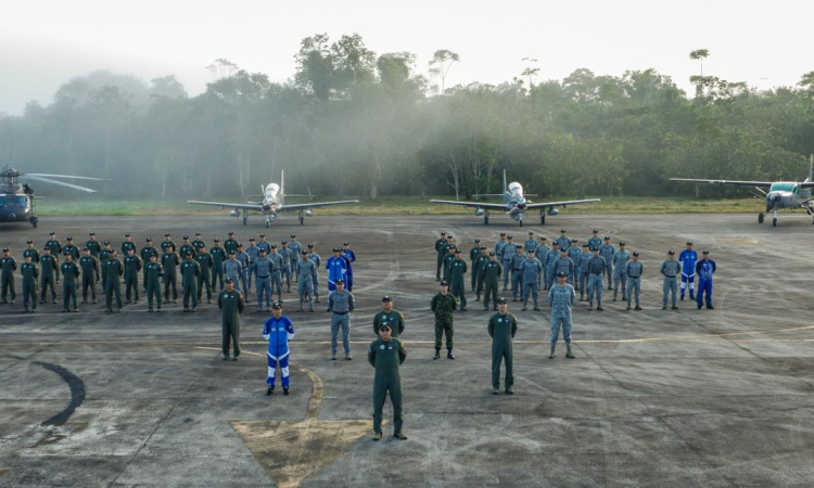Para salvar vidas en emergencias en selva, Fuerza Aérea realiza ejercicio de búsqueda y rescate  en Amazonas