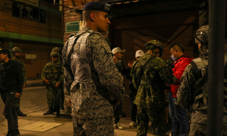 Con patrullajes terrestres la Fuerza Aérea Colombiana refuerza seguridad de Funza, Cundinamarca