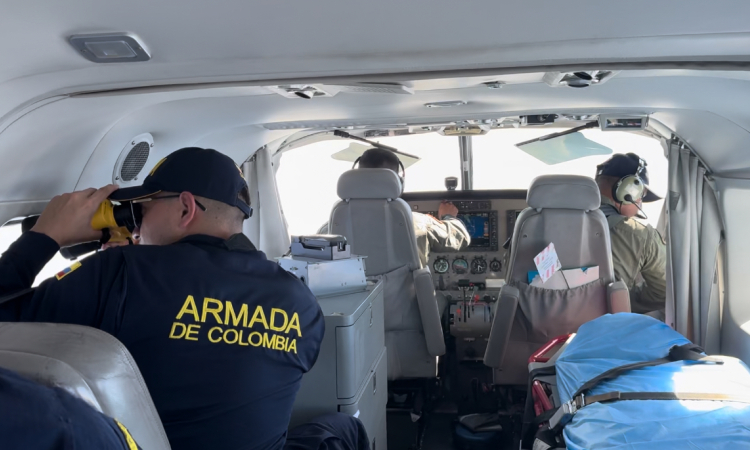 Búsqueda y rescate de migrantes en el Caribe colombiano