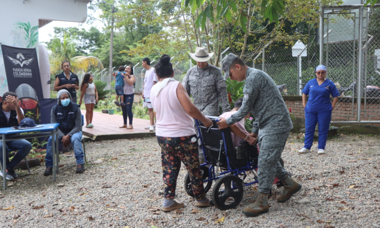 Actividad de Asistencia Médica Humanitaria beneficio a la población rural de Villavicencio