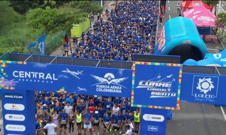 Miles de corredores participaron en la carrera ‘Corre como el viento’ en Barranquilla