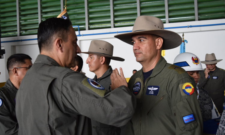 Reconocimiento a la seguridad operacional en el Grupo Aéreo del Casanare