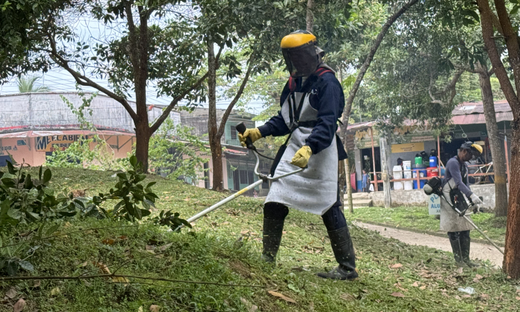 Exitosa jornada de recuperación de espacio público en Solano,  Caquetá