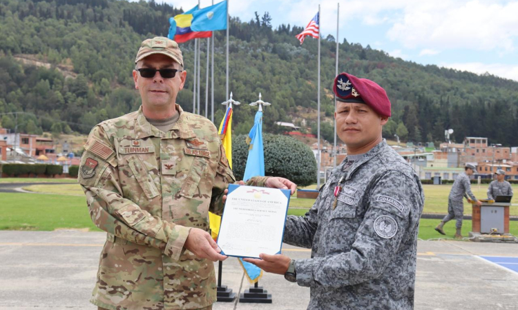 Alma máter de la Suboficialidad recibió a la Inter-American Air Forces Academy