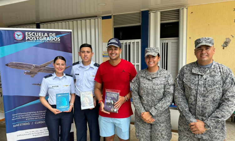 Destacada participación del Grupo Aéreo del Caribe en la Feria Internacional del Libro de San Andrés