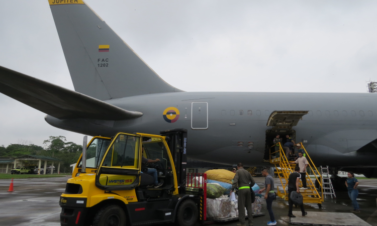 Proyecto social y ambiental en Amazonas es apoyado por su Fuerza Aérea