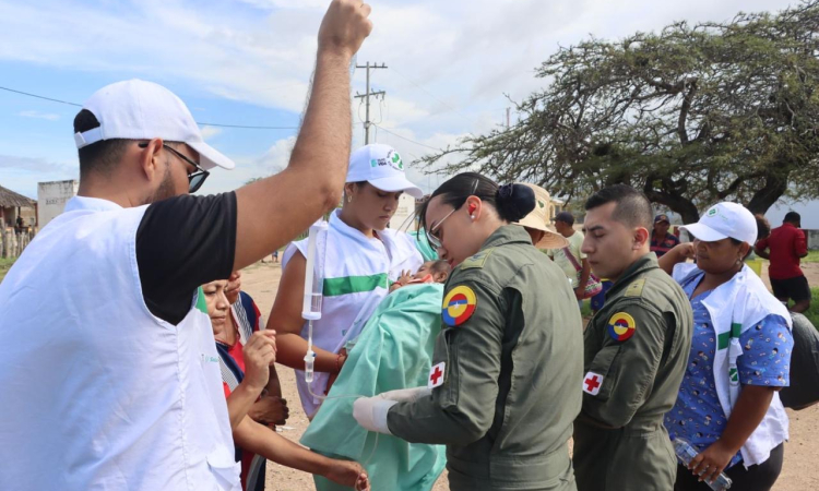 En la Alta Guajira, fueron evacuados dos menores de manera urgente 