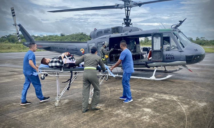 Traslado Aeromédico: Salvando vidas con un ángel de metal en el Putumayo