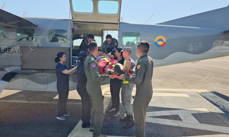 Traslado aeromédico salva la vida de un hombre de 68 años en Vichada