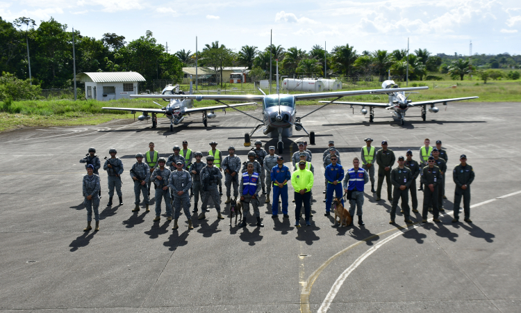 Entrenamiento de interdicción aérea fortalece capacidad en la lucha contra delitos trasnacionales