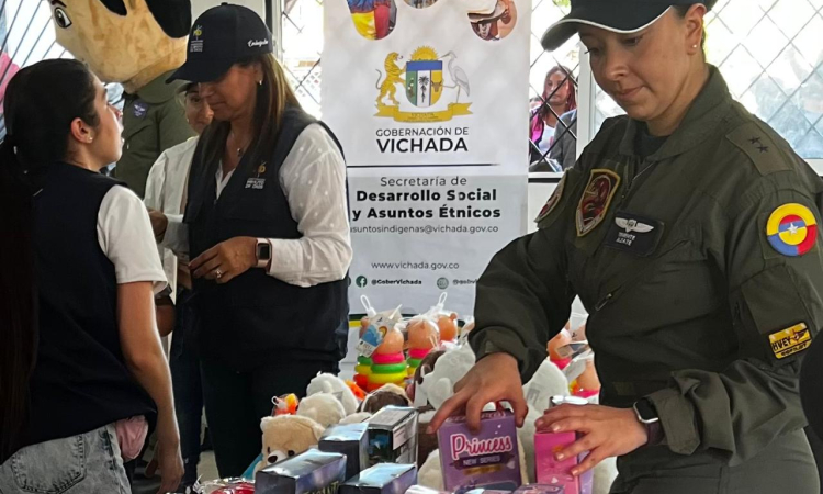 Más de 2.000 regalos fueron entregados en comunidades del oriente del país