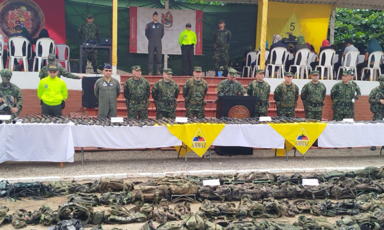 84 miembros de las FARC-EP se sometieron a la justicia en Tibú