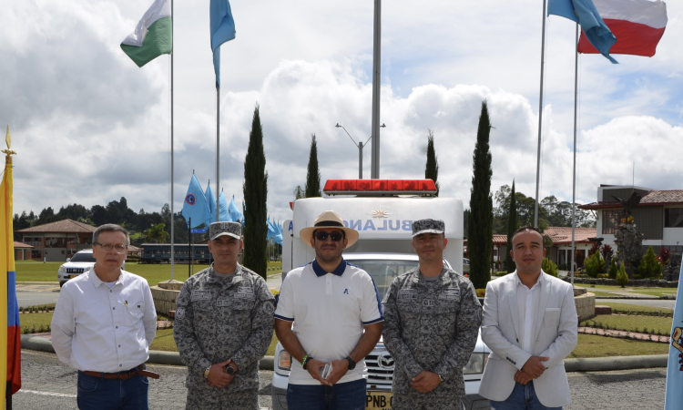 Ambulancia 4x4 al servicio de Argelia, Antioquia