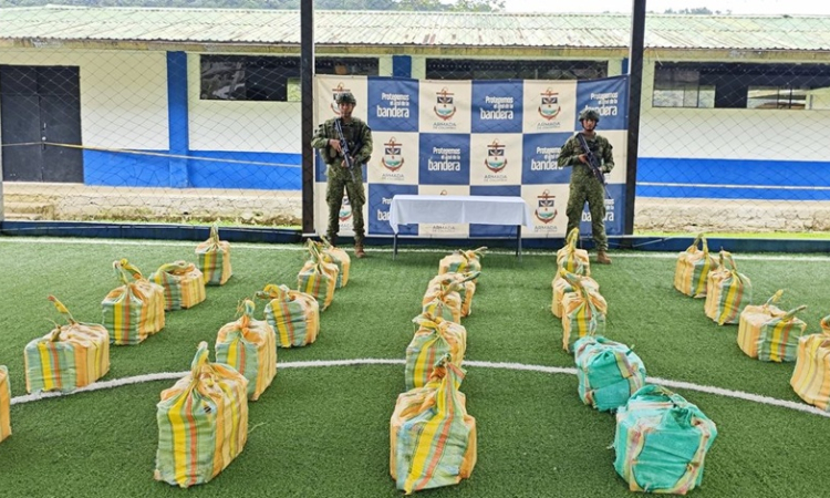 Incautado clorhidrato de cocaína avaluado en 33 millones de dólares