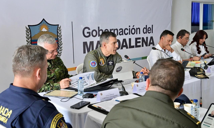 En Ciénaga, Magdalena se realiza consejo de seguridad con Ministerio de Defensa 