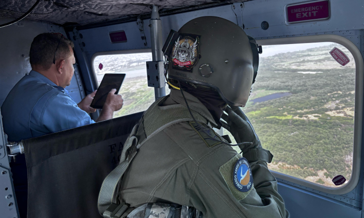 Vía Parque Isla Salamanca es monitoreado desde el aire para su conservación 
