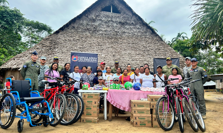 Donaciones fortalecen la salud y movilidad de comunidad indígena en Caquetá