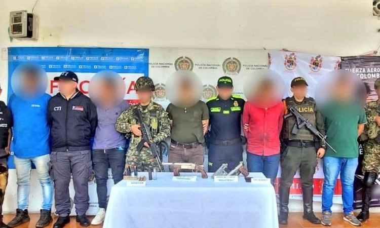 En operación militar fueron capturados presuntos integrantes del GAO-r Frente Ismael Ruiz