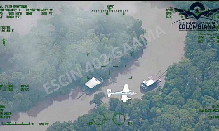 Operación binacional contra la minería ilegal en el Amazonas