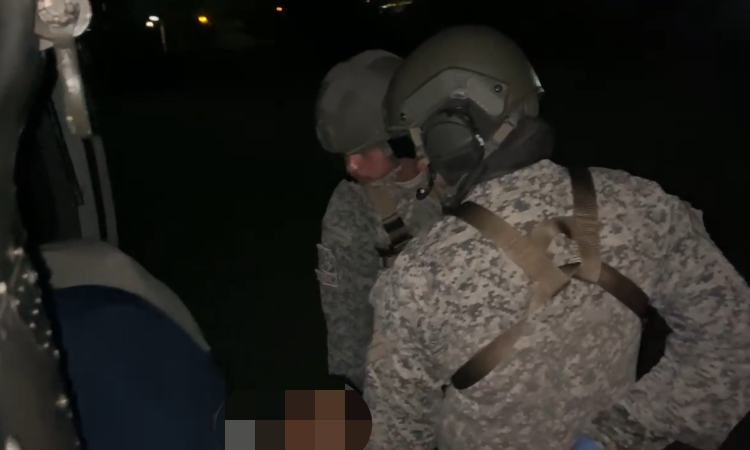 Helicóptero “Ángel” de la FAC evacuó militar herido en Chocó