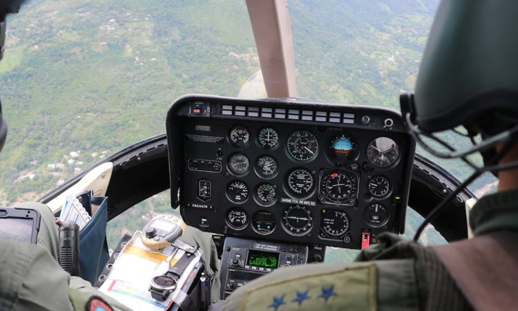 Fuerza Aeroespacial Colombiana refuerza la seguridad desde el aire durante elecciones atípicas