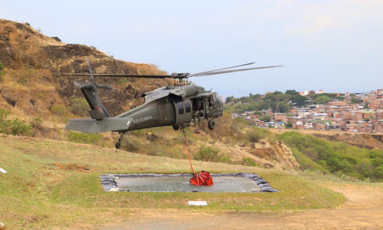 Entrenamiento aéreo refuerza capacidades para una rápida reacción ante eventuales emergencias