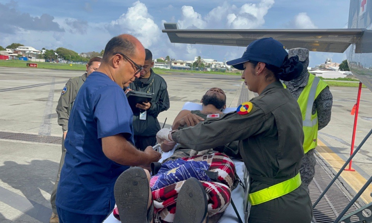 Traslado aeromédico de paciente desde Providencia hasta San Andrés