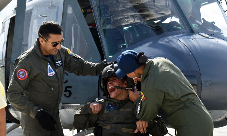 Miguel Ángel cumplió un gran sueño: ser piloto de su Fuerza Aeroespacial