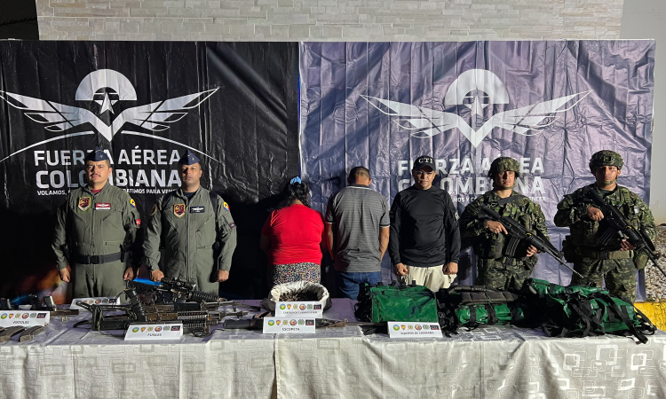 Capturas e incautación de material de guerra perteneciente a la “Segunda Marquetalia”