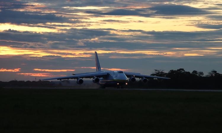 Gigante aéreo aterrizó en Apiay para impulsar el desarrollo energético del país