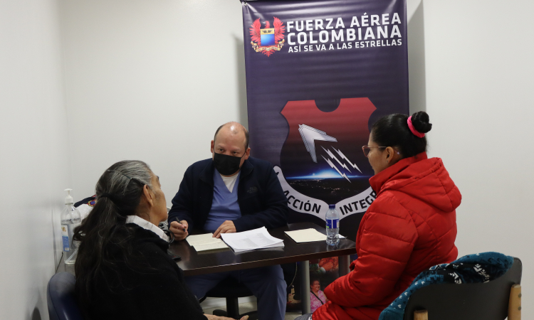 Actividad de Asistencia Médica y Humanitaria gratuita en Sutamarchán, Boyacá