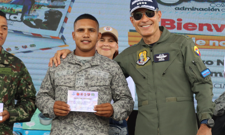 La Fuerza Aeroespacial se suma al inicio del Correo de la Gratitud