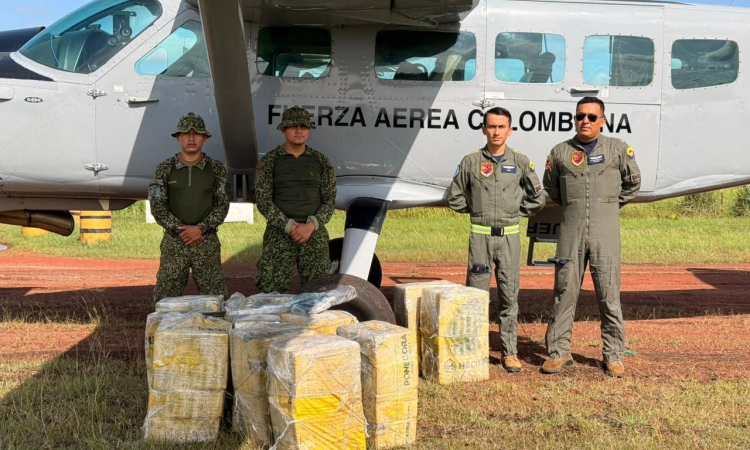 Identificación de un acopio de clorhidrato de cocaína en el oriente colombiano