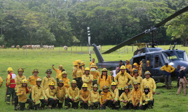 Movilización táctica fortalece preparación nacional para enfrentar incendios forestales en el Caquetá