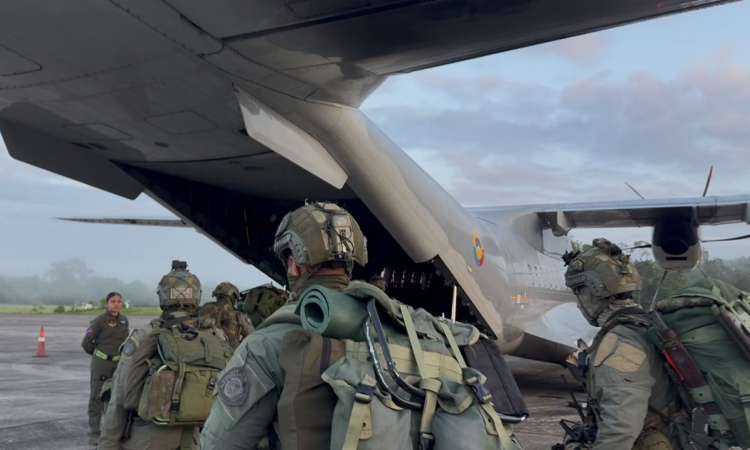 Golpe contra la explotación ilícita de yacimientos mineros en la Amazonía Colombiana 