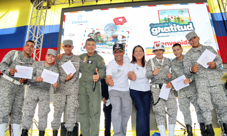 Correo de la Gratitud: Colombia rinde homenaje a la Fuerza Pública